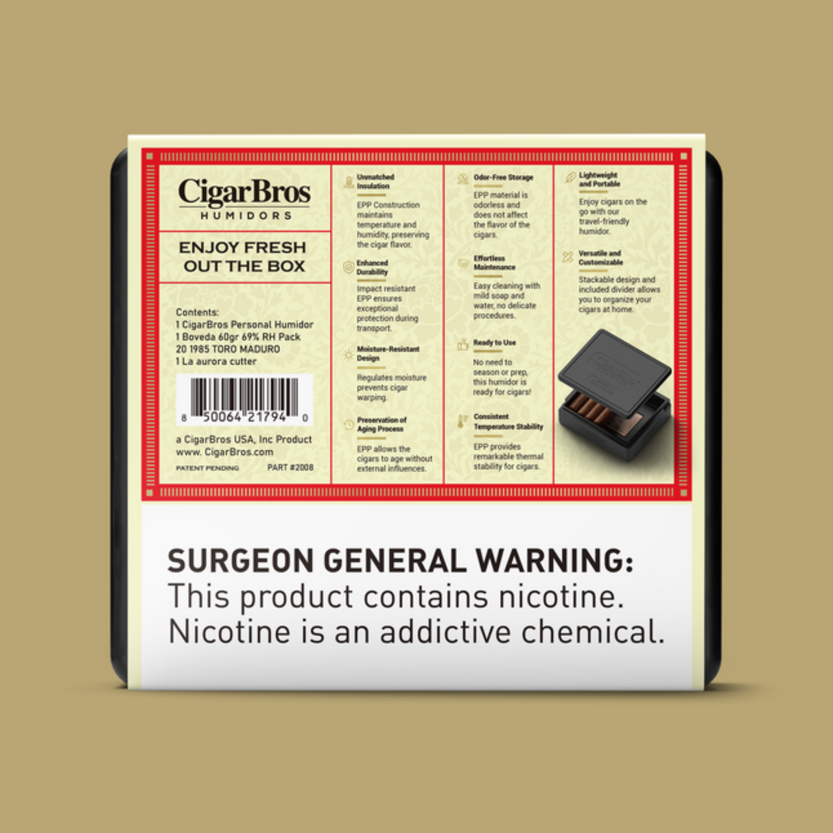 La_Aurora_1985_Toro_Maduro_6x58_-_20_Pack_Gran_Brazilian_Medium-Bodied_by_CigarBros-2