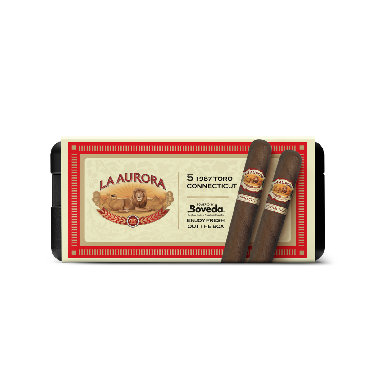 La Aurora 1987 Toro Connecticut 5.75x54 - 5 Pack (Ecuadorian Mild-Bodied) by CigarBros-5