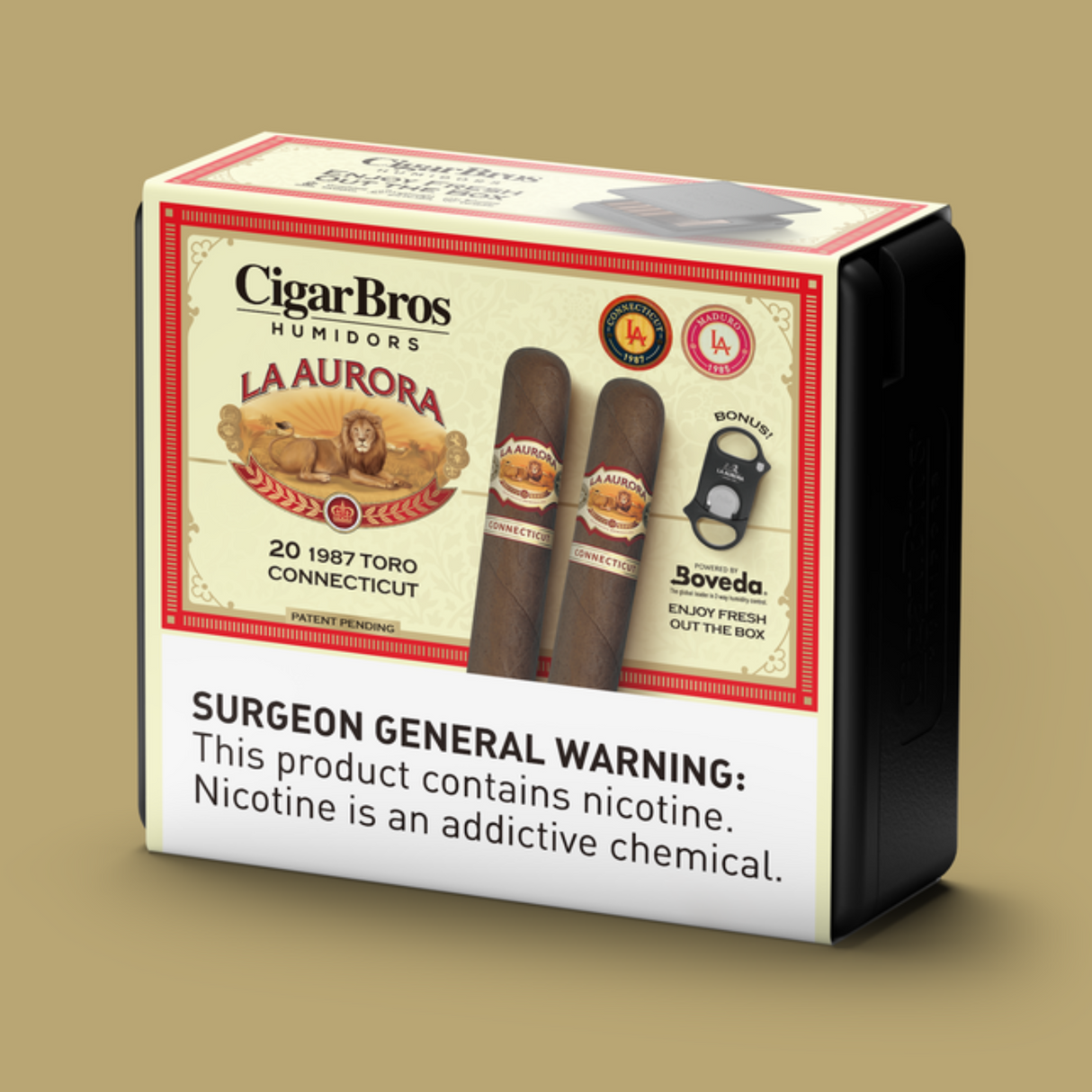 La_Aurora_1987_Toro_Connecticut_5.75x54_20_Pack_Ecuadorian_Mild-Bodied_by_CigarBros-8