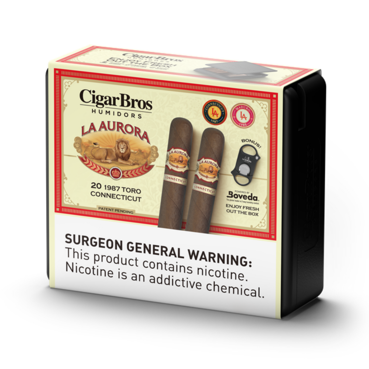 La_Aurora_1987_Toro_Connecticut_5.75x54_20_Pack_Ecuadorian_Mild-Bodied_by_CigarBros-9