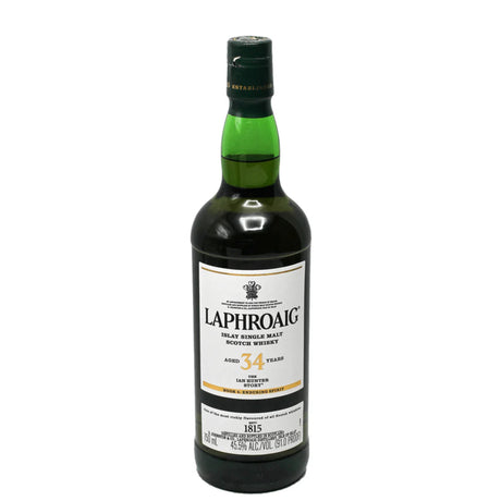 Laphroaig Islay Single Malt Scotch 34 Year Whisky - The Ian Hunter Story Book #5