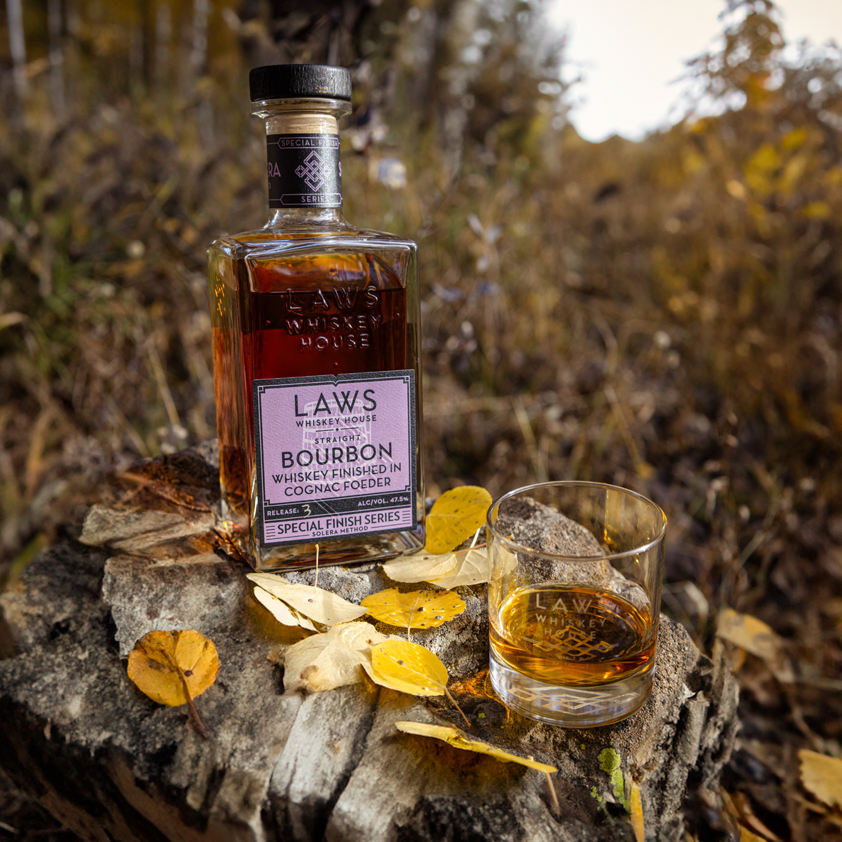 Laws Whiskey House Four Grain Finished In Cognac Foeder Straight Bourbon Whiskey2