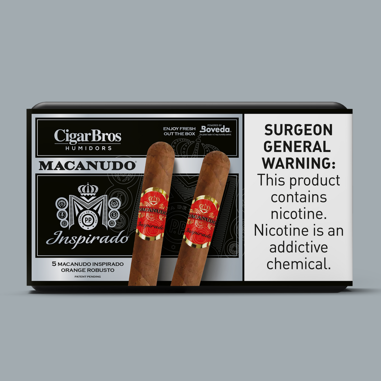 Macanudo Inspirado Orange 6x50 5 Pack (Toro Honduran Olancho Medium-Bodied) by CigarBros