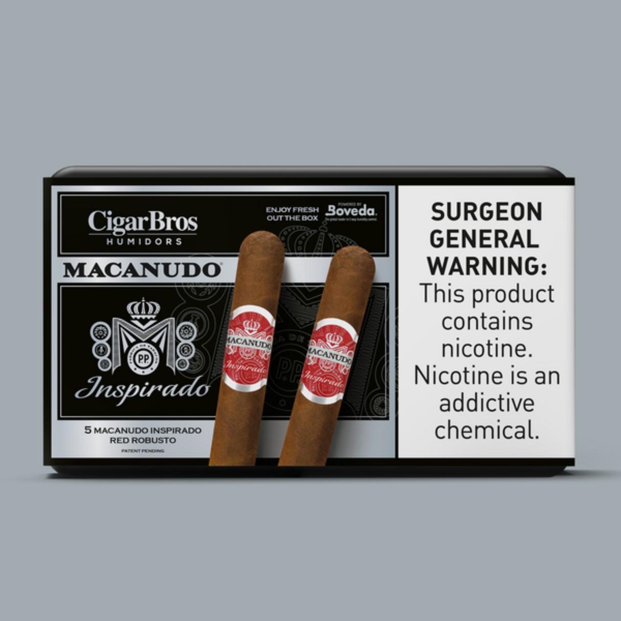 Macanudo Inspirado Red 6x50 5 Pack (Toro Ecuadorian Habano Full-Bodied) by CigarBros