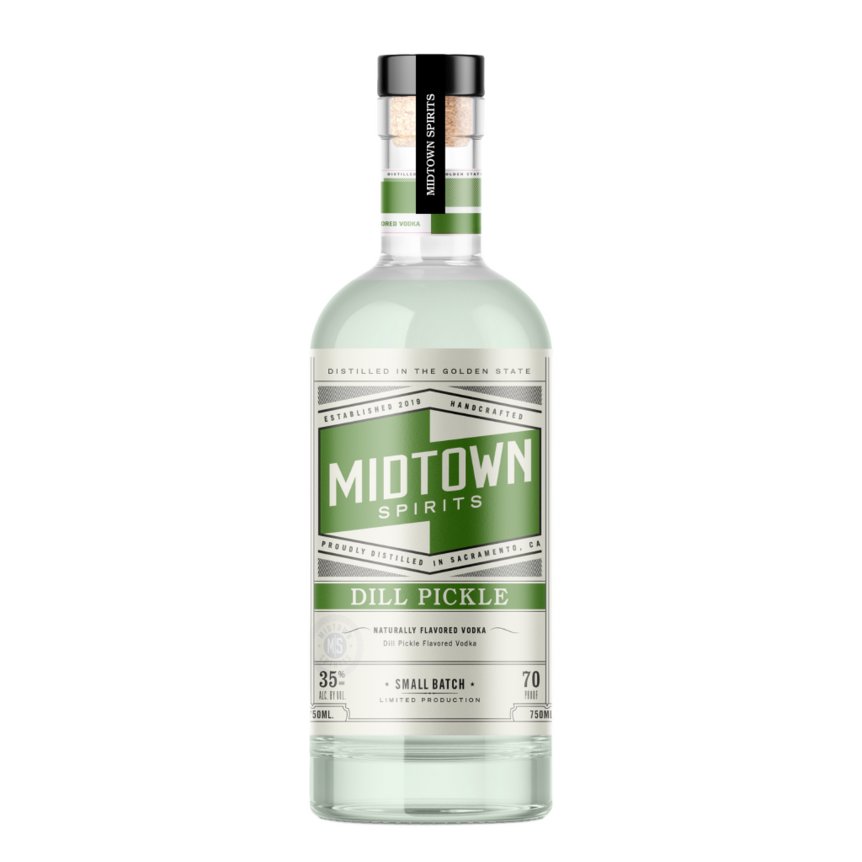 Midtown Spirits Small Batch Dill Pickle Flavored Vodka