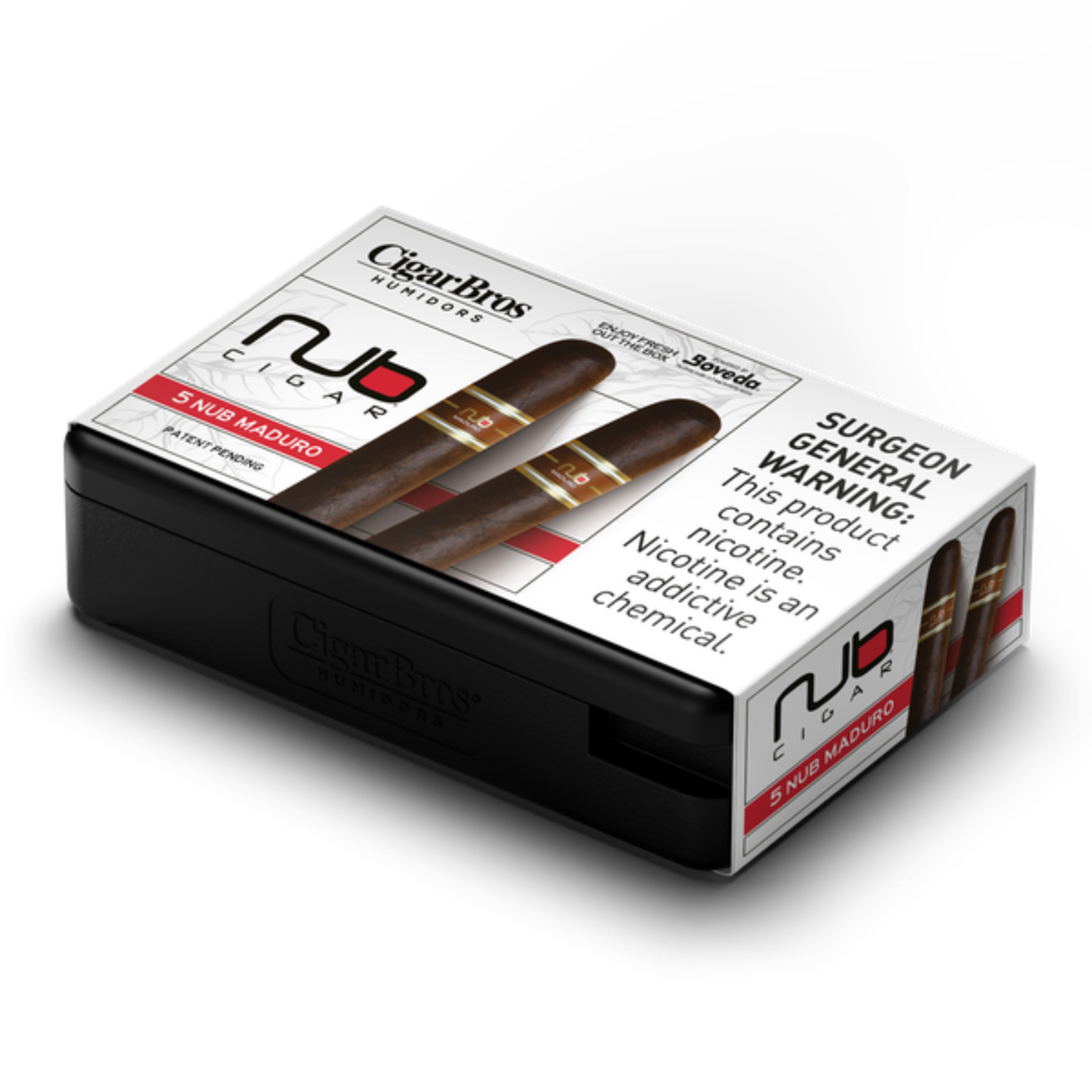 Nub Maduro 4x60 5 Pack (Gordo Brazilian Medium-Full-Bodied) by CigarBros-5