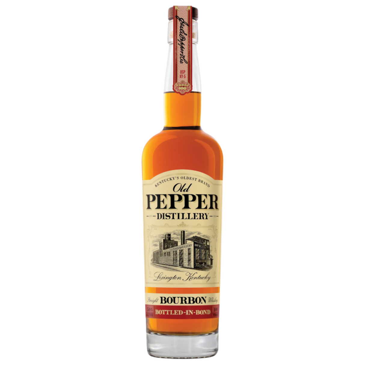 Old Pepper Distillery Bourbon Bottle-in-Bond Kentucky Straight Bourbon Whiskey