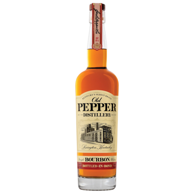 Old Pepper Distillery Bourbon Bottle-in-Bond Kentucky Straight Bourbon Whiskey