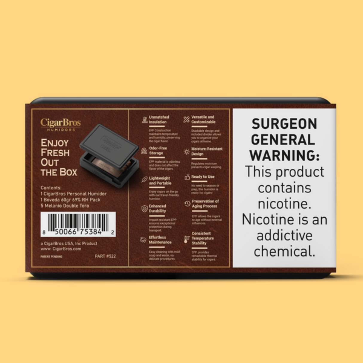 Oliva Melanio Double Toro 6x60 - 5 Pack (Ecuadorian Sumatra Medium-Full-Bodied) by CigarBros-2