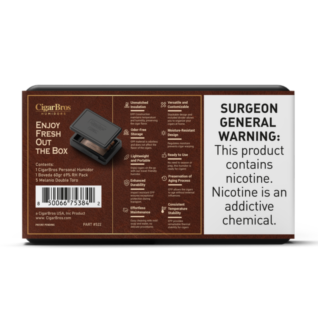 Oliva Melanio Double Toro 6x60 - 5 Pack (Ecuadorian Sumatra Medium-Full-Bodied) by CigarBros-3