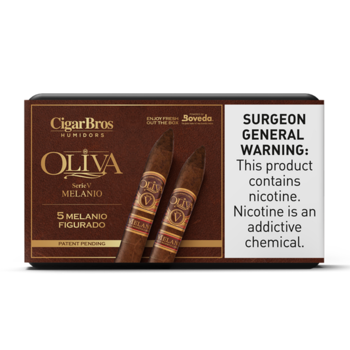 Oliva Melanio Figurado 6.5x52 - 5 Pack (Ecuadorian Sumatra Medium-Full-Bodied) by CigarBros-1