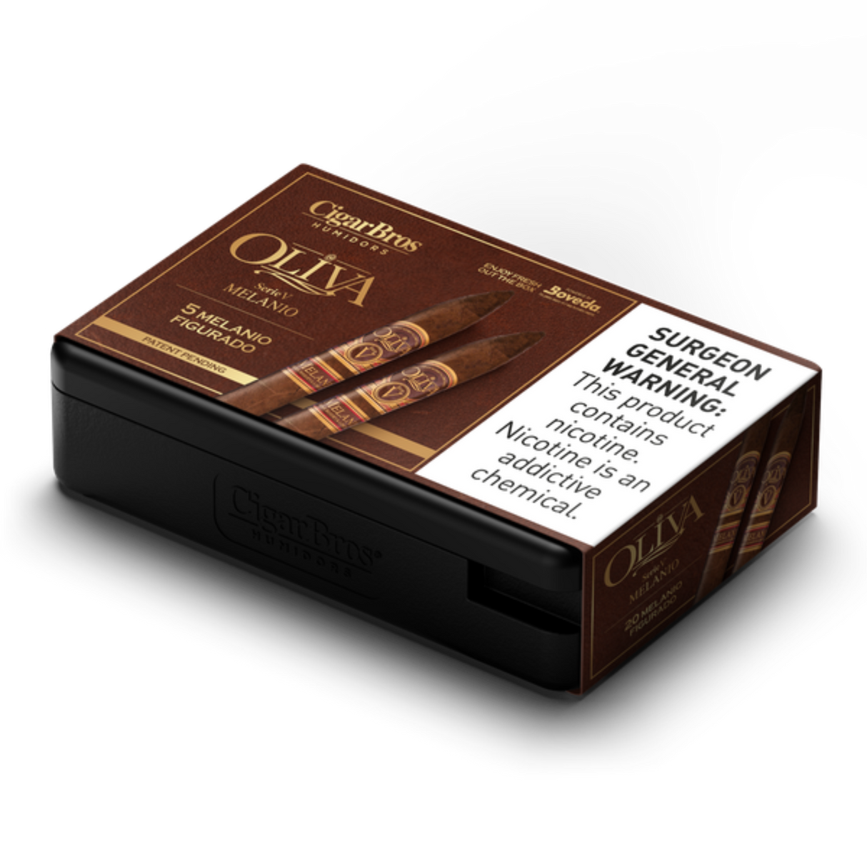 Oliva Melanio Figurado 6.5x52 - 5 Pack (Ecuadorian Sumatra Medium-Full-Bodied) by CigarBros-9