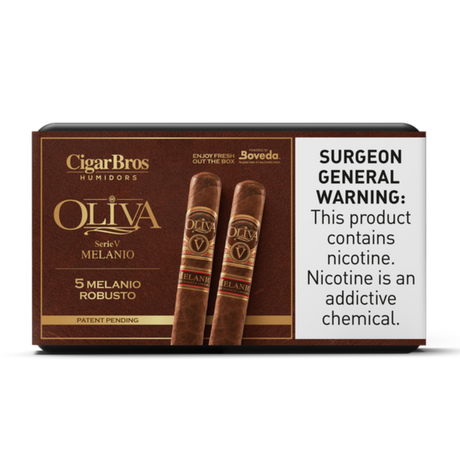 Oliva Melanio Robusto 5x52 - 5 Pack (Ecuadorian Sumatra Medium-Full-Bodied) by CigarBros-1