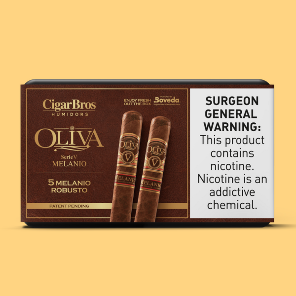 Oliva Melanio Robusto 5x52 - 5 Pack (Ecuadorian Sumatra Medium-Full-Bodied) by CigarBros