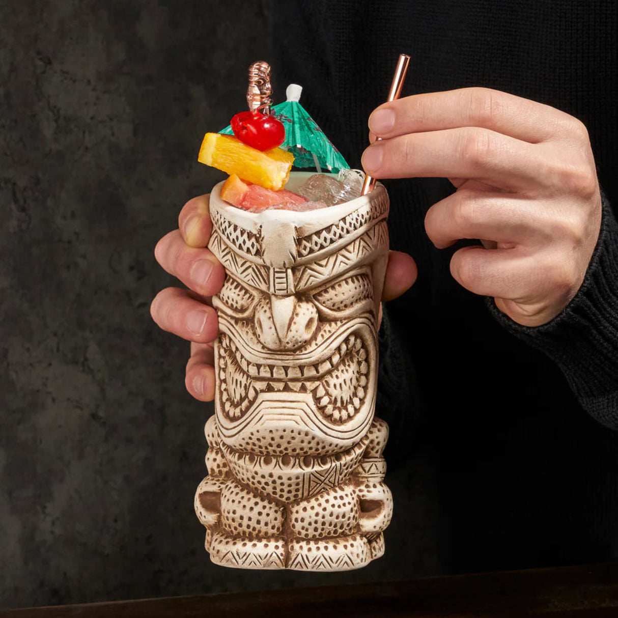 Pacific High Tide Tiki Mugs, Set of 2-2