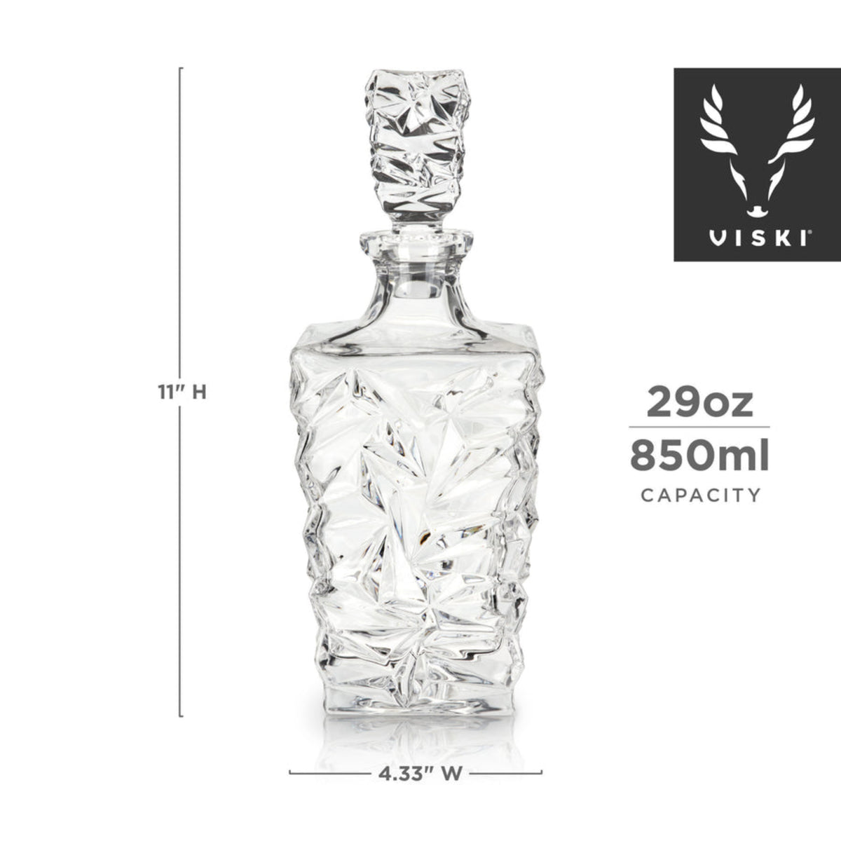 Prism Crystal Whiskey Decanter-2