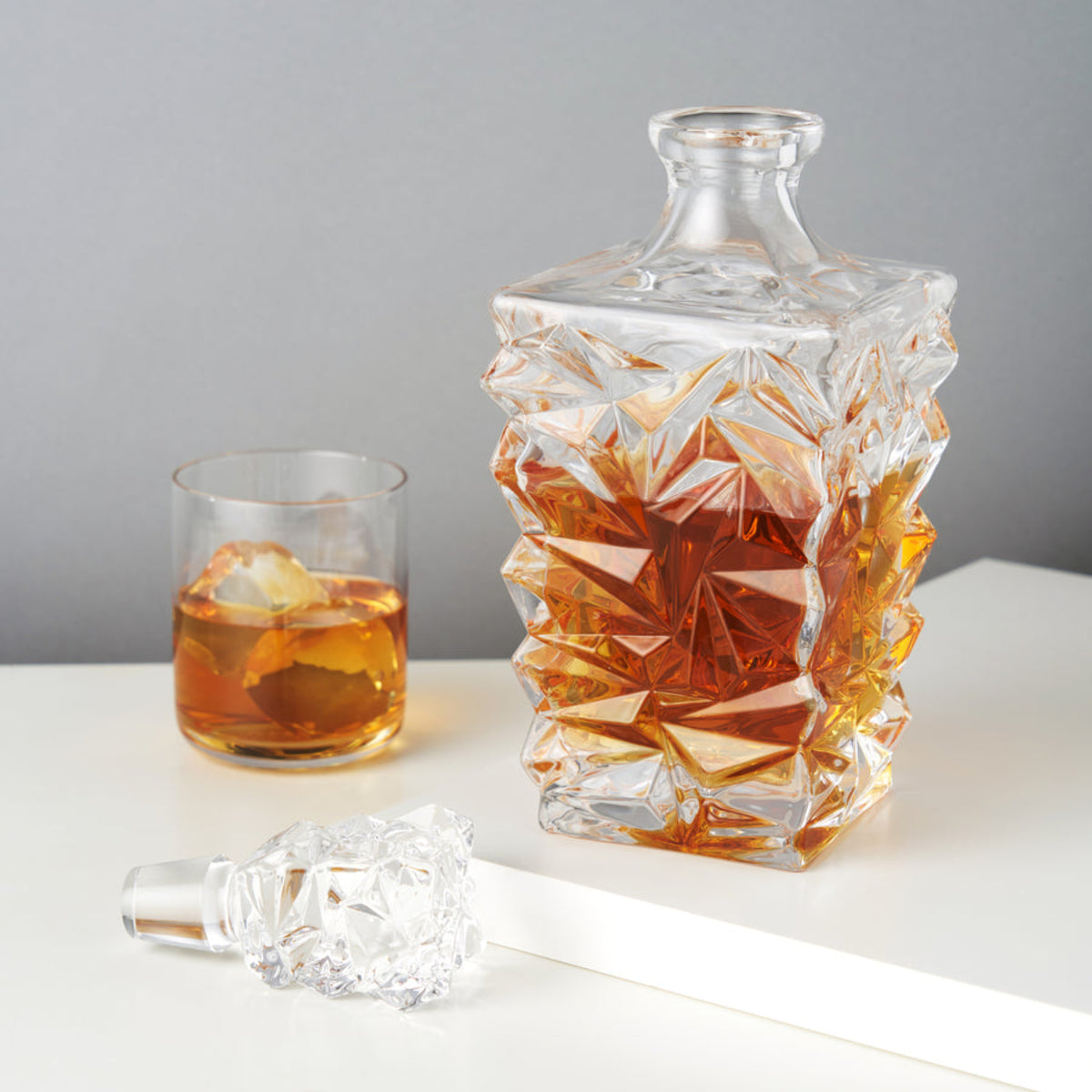 Prism Crystal Whiskey Decanter-4
