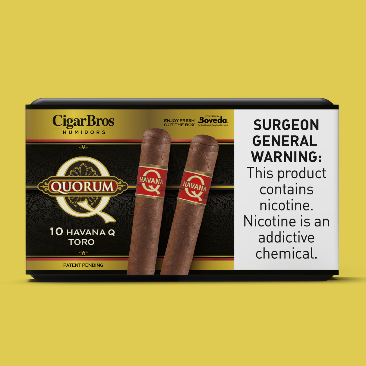 Quorum Havana Q 6x50 - 10 Pack (Toro Ecuadorian Habano Medium-Bodied) by CigarBros