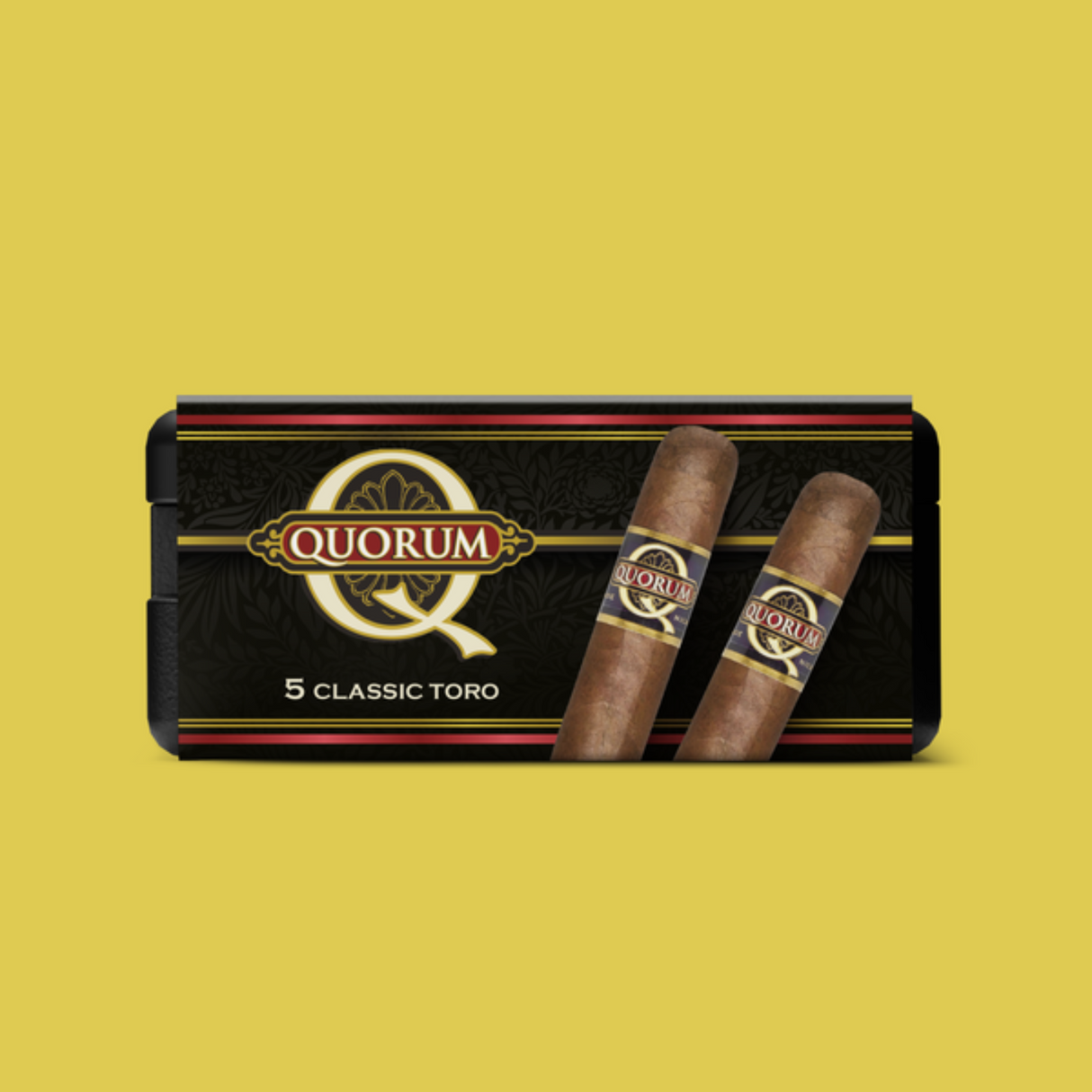 Quorum Toro Classic 6x50 - 5 Pack (Ecuadorian Sumatra Medium-Bodied) by CigarBros-4