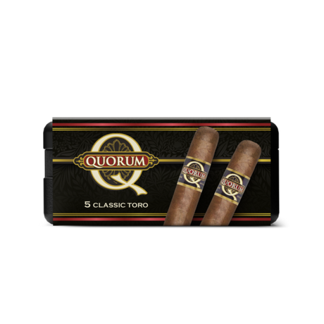 Quorum Toro Classic 6x50 - 5 Pack (Ecuadorian Sumatra Medium-Bodied) by CigarBros-5