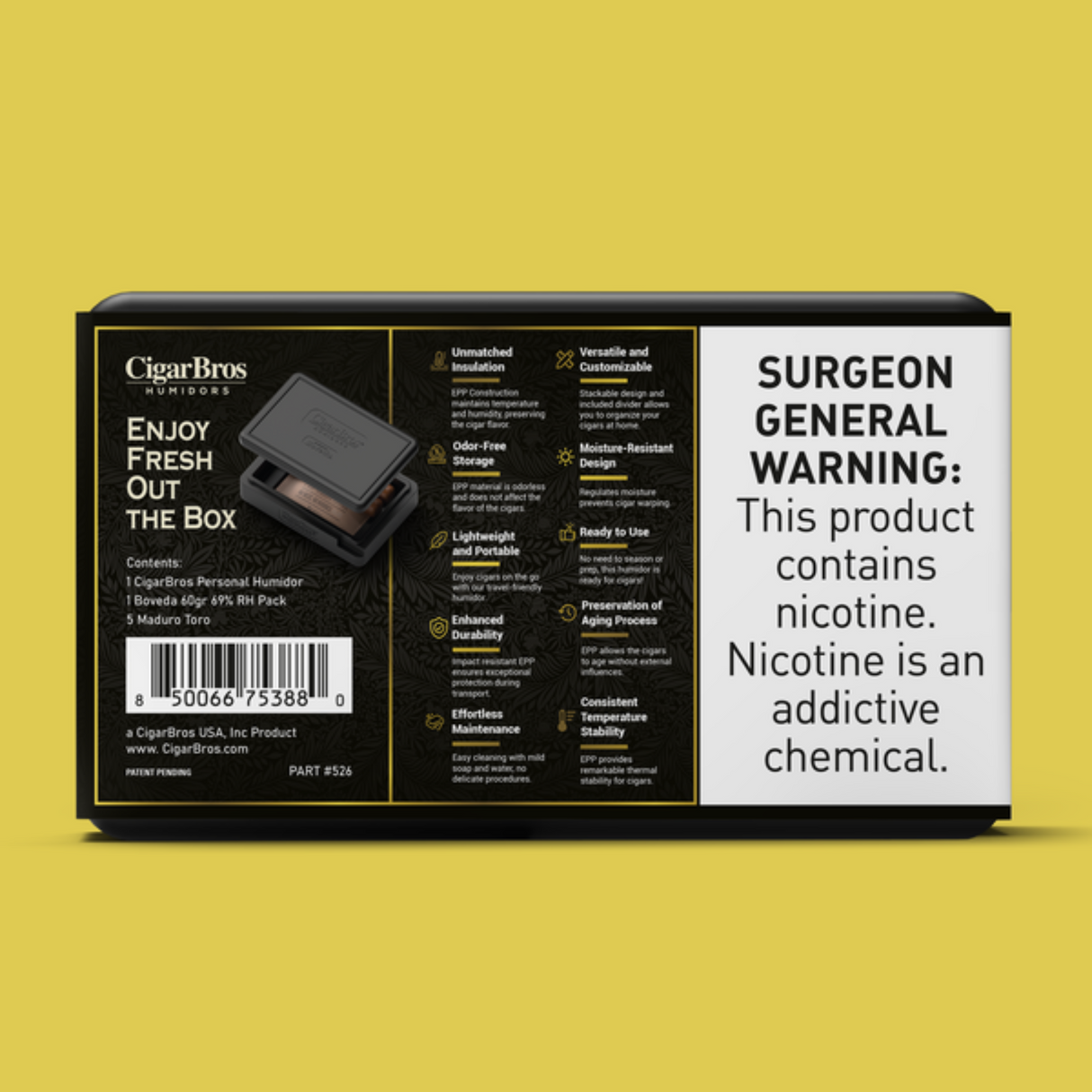 Quorum Toro Maduro 6x50 - 5 Pack (Connecticut Broadleaf Medium-Bodied) by CigarBros-2