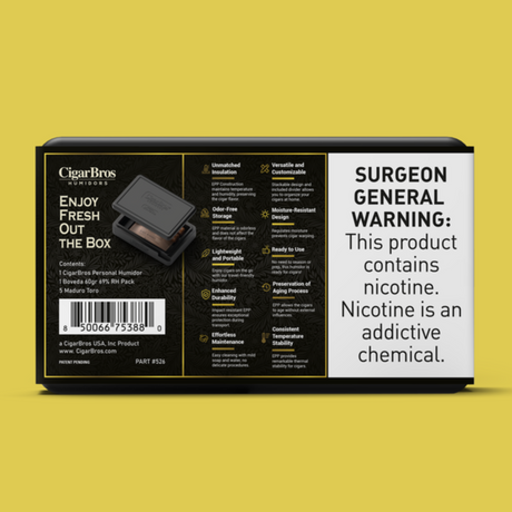 Quorum Toro Maduro 6x50 - 5 Pack (Connecticut Broadleaf Medium-Bodied) by CigarBros-2