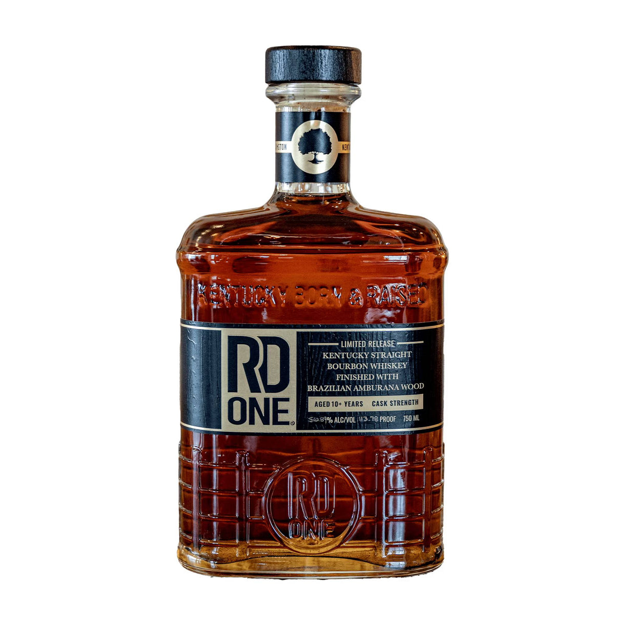 RD One 10 Year Old Kentucky Straight Bourbon Whiskey - Cask Strength Brazilian Amburana Wood Finished (Limited Release)