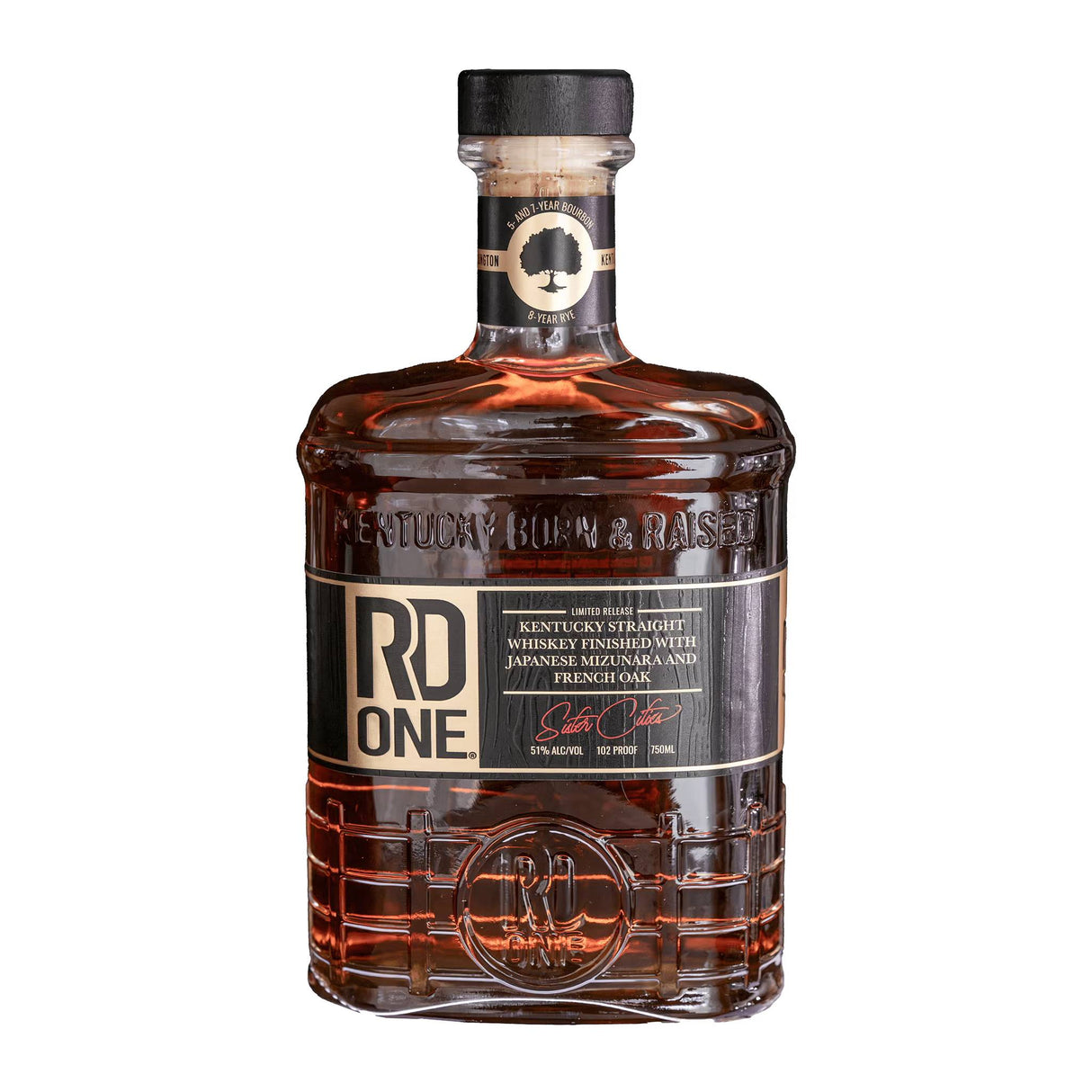 RD One Kentucky Straight Bourbon Whiskey - Sister Cities Finished With Japanese Mizunara And French Oak (Limited Release)