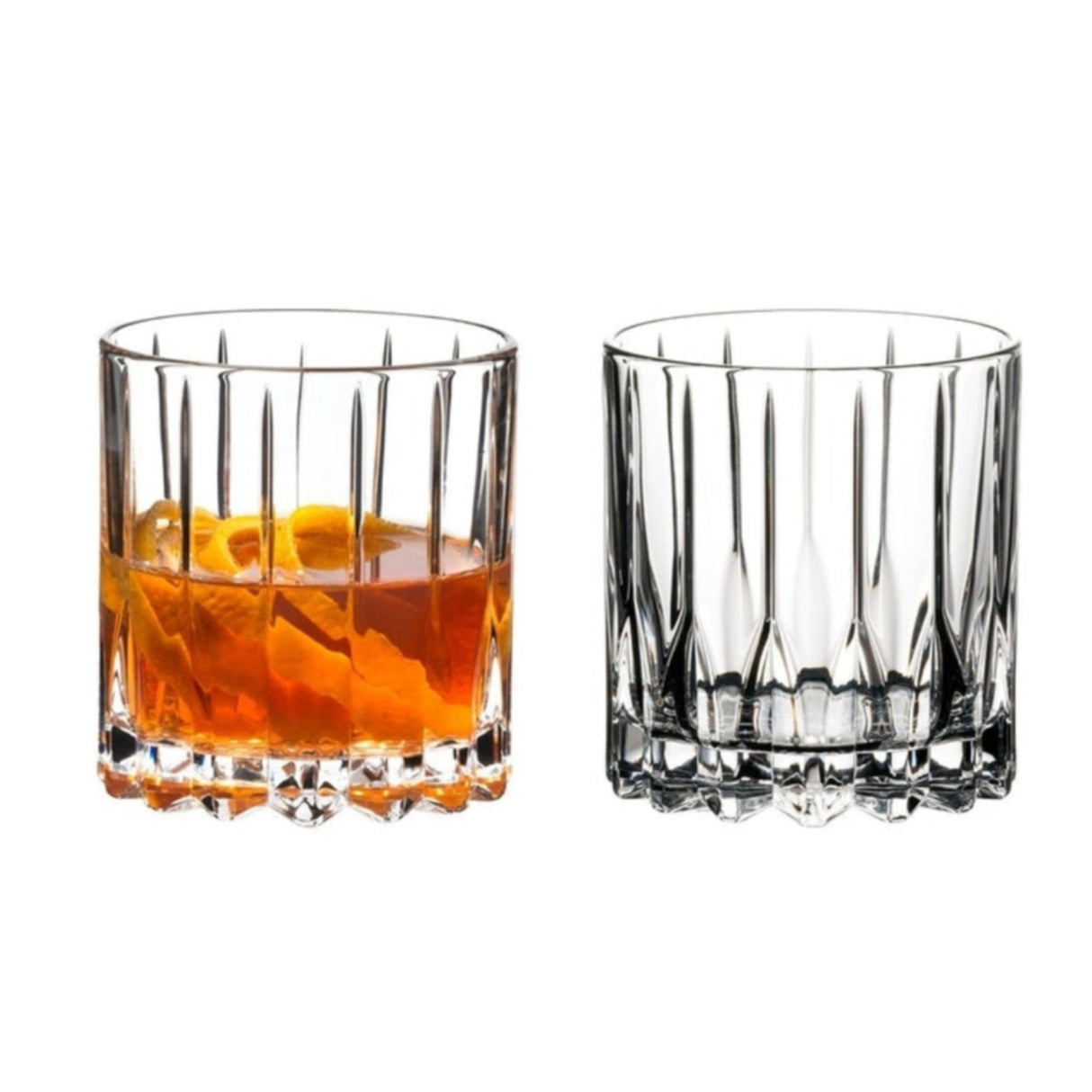 Riedel Rocks Glass Retail Drink Specific Glassware (6417/01) | Two Pack
