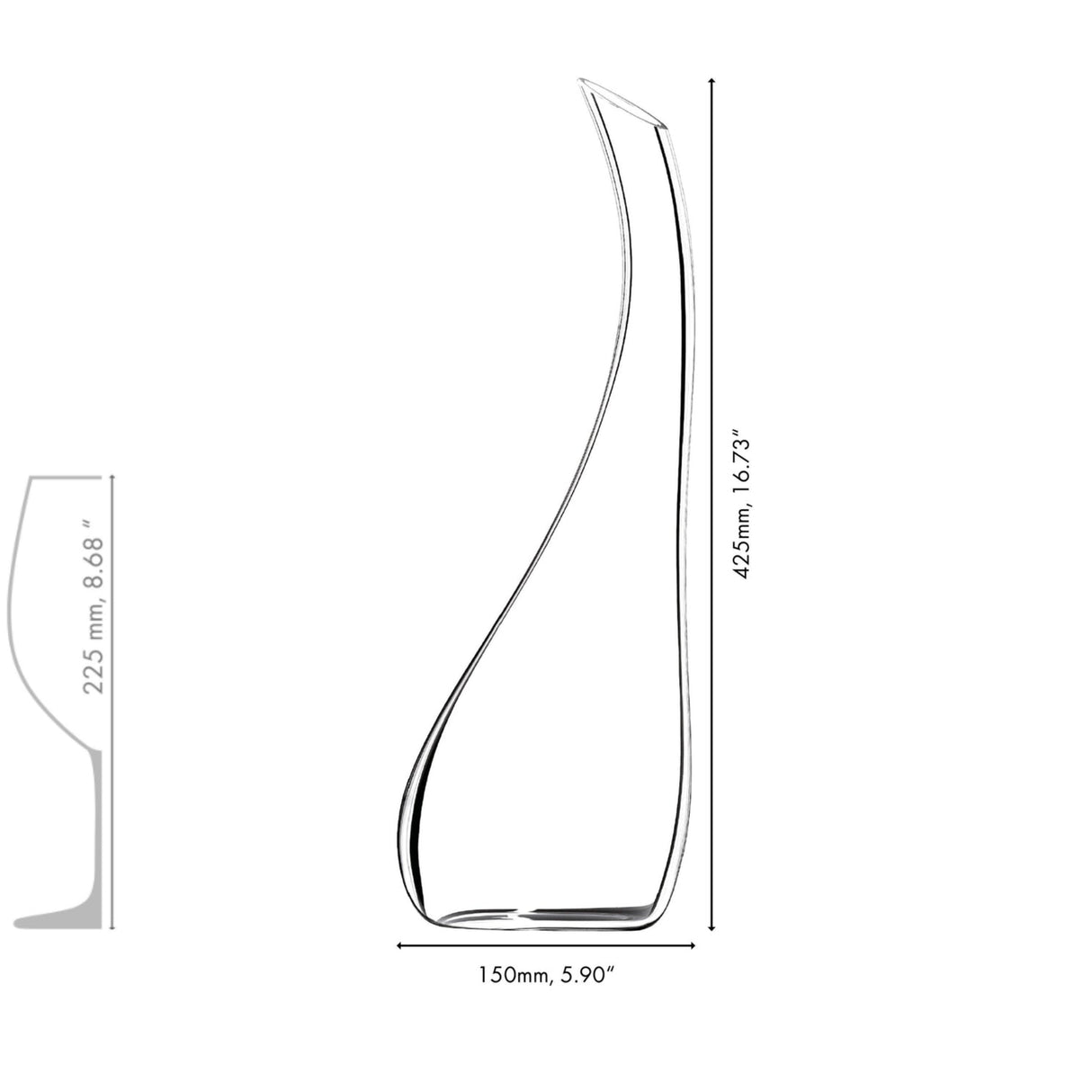 Riedel Wine Decanter Cornetto Magnum (1977/26)-2