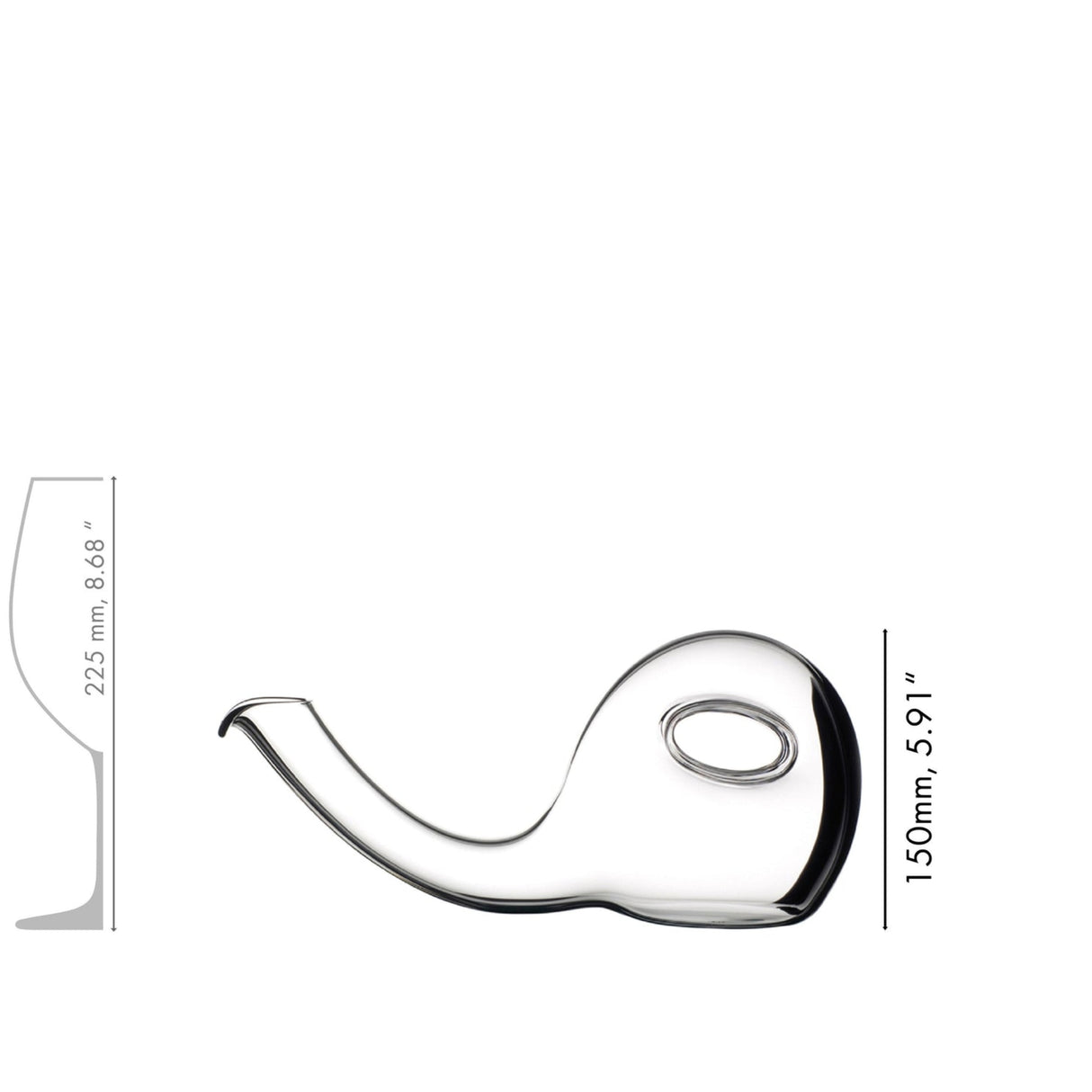 Riedel Wine Decanter Escargot – Set of 1 (2011/02)-3