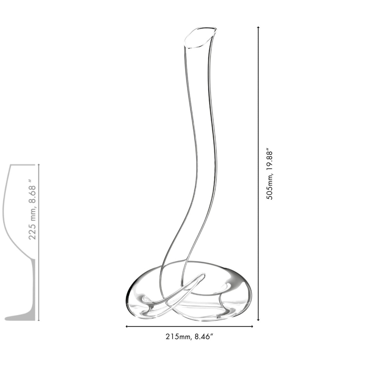 Riedel Wine Decanter Eve – Set of 1 (1950/09)-3