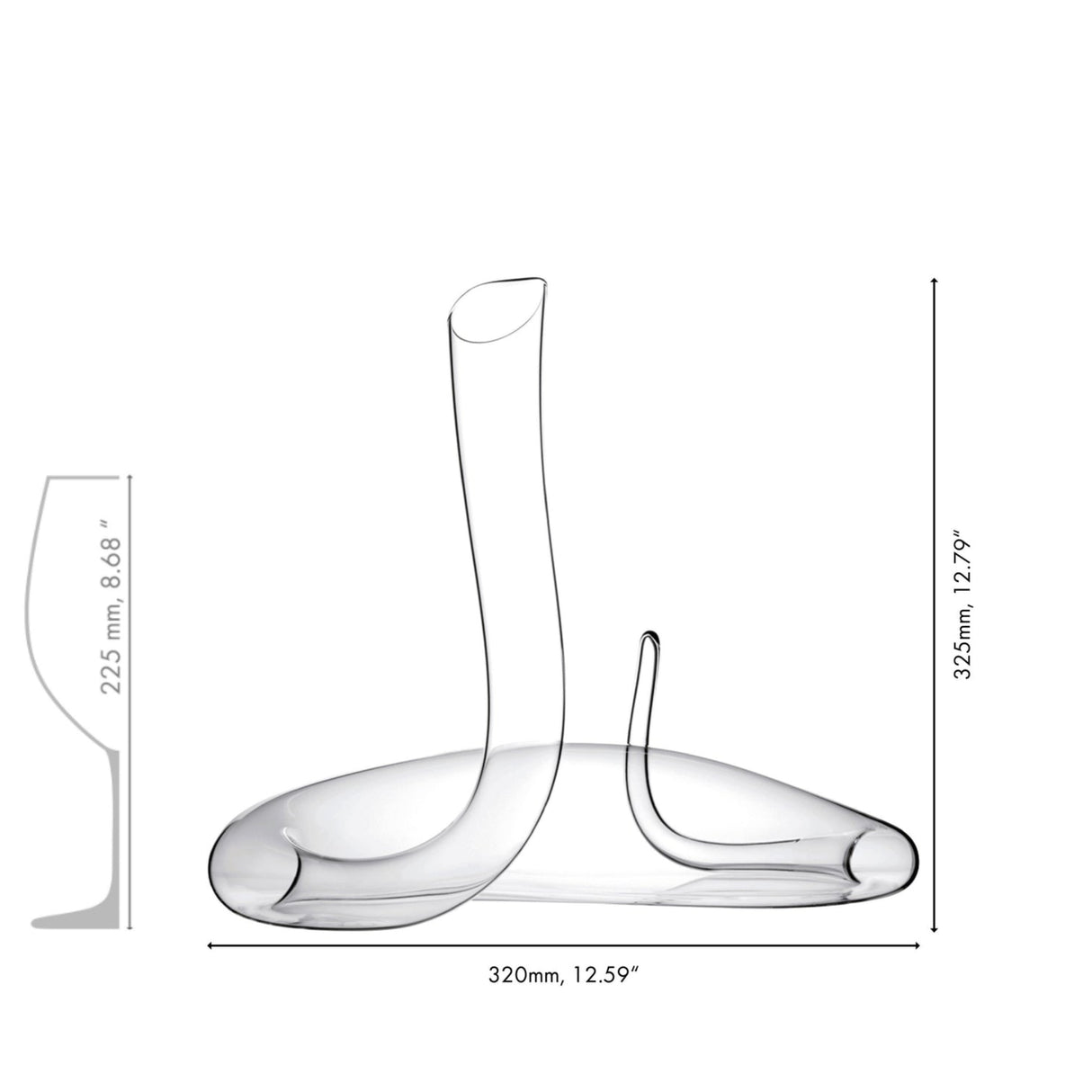 Riedel Wine Decanter Mamba – Set of 1 (1950/19)-3