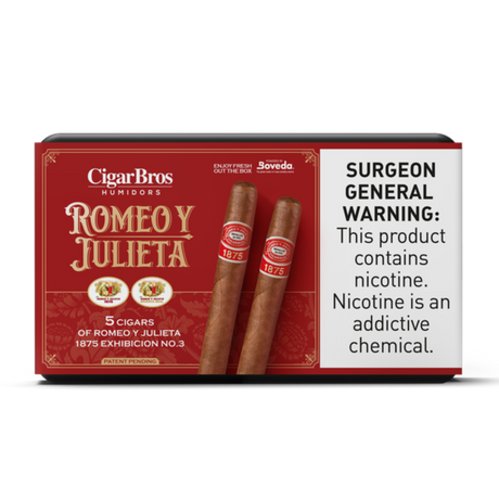 Romeo Y Julieta Exhibicion No. 3 6x50 - 5 Pack (Toro Ecuadorian Habano Medium-Bodied) by CigarBros-1
