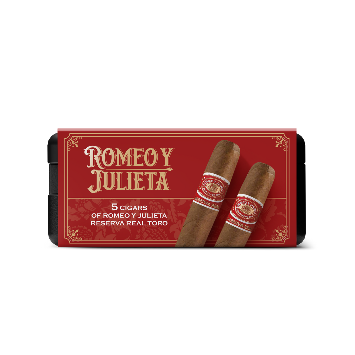 Romeo Y Julieta Reserva Real 6x54 - 5 Pack (Ecuadorian Connecticut Mild-Medium-Bodied) by CigarBros-5