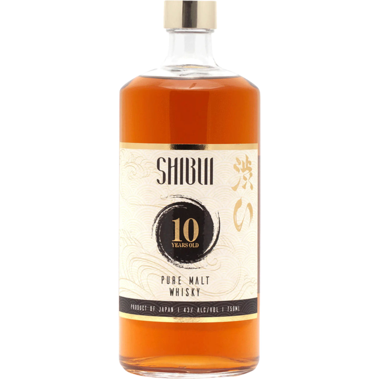 Shibui 10 Years Old Pure Malt Whiskey - Product Of Japan