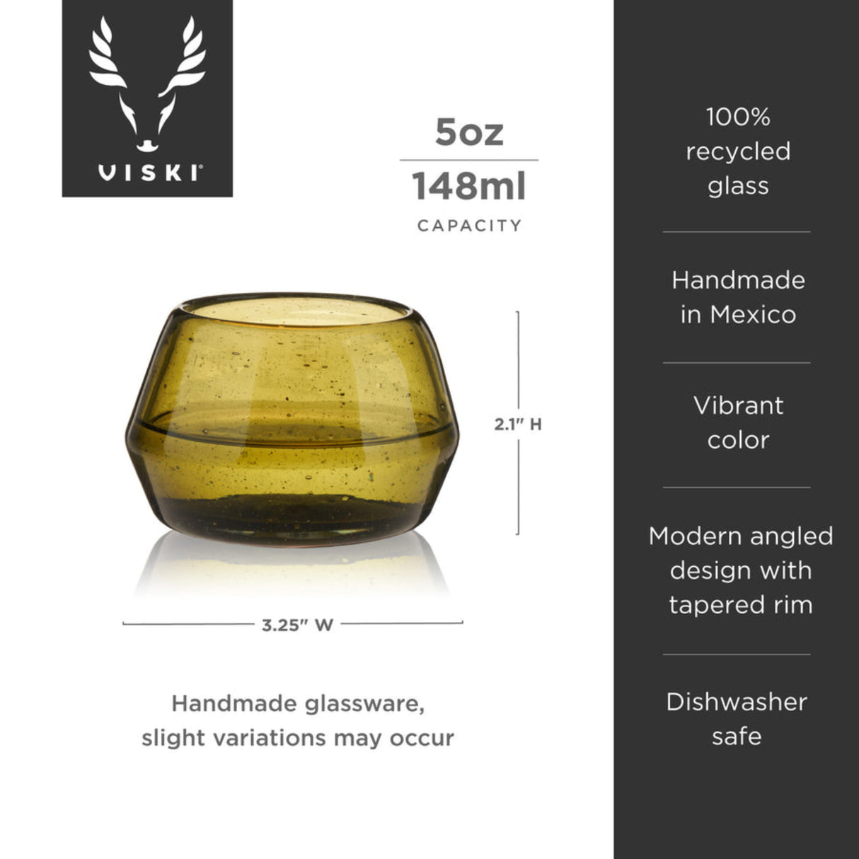 Tequila Copita Glass in Green-6