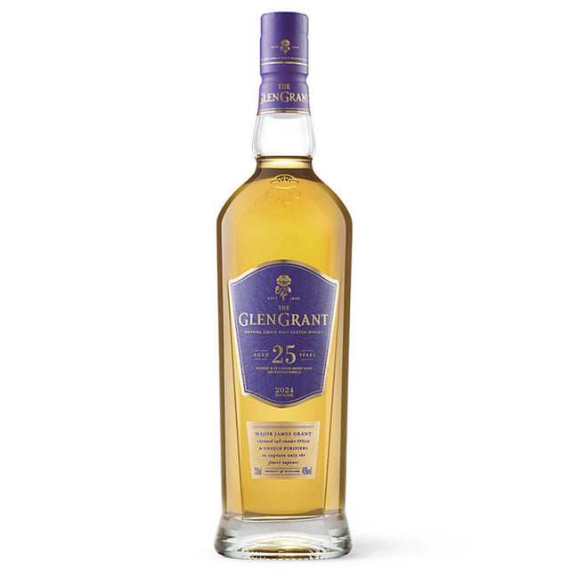 The Glen Grant Speyside Single Malt Scotch Whiskey Aged 25 Years Matured In EX-Oloroso Sherry Casks and Bourbon Barrels