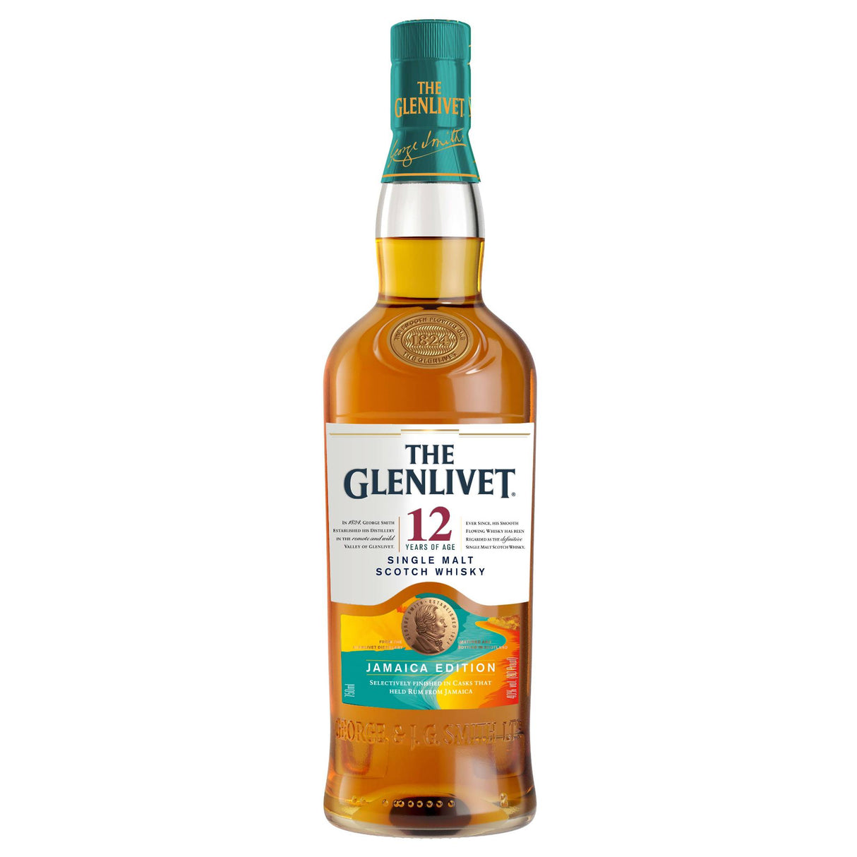 The Glenlivet 12 Year Old Single Malt Scotch Whiskey – Jamaica Edition