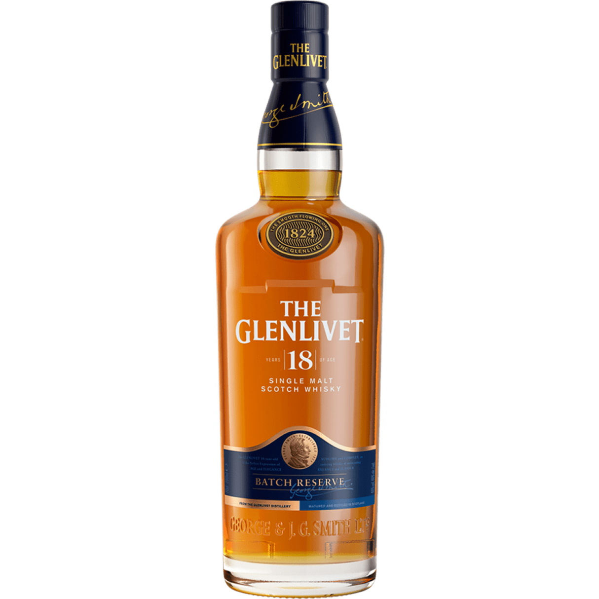 The Glenlivet Single Malt Scotch 18 Year Whiskey American Hogshead Single Cask Edition