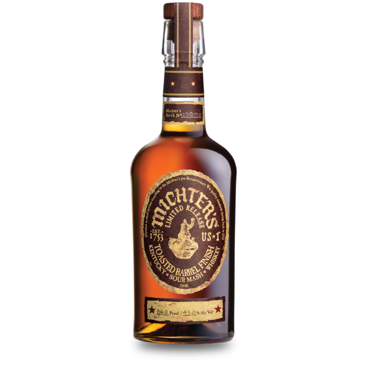 Michter's US-1 Toasted Barrel Finish Sour Mash Kentucky Whiskey