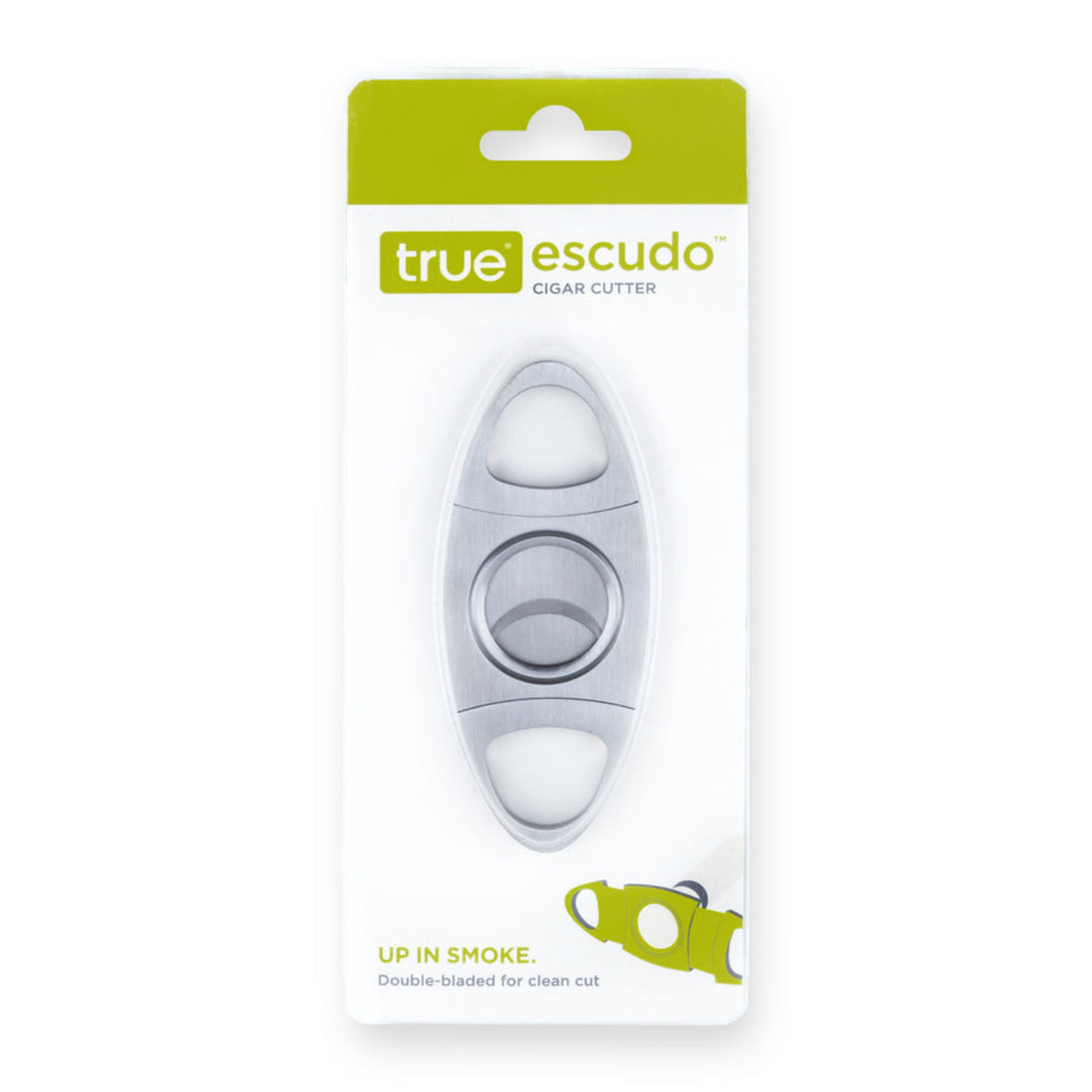 True Escudo Superior Stainless Steel Guillotine Cigar Cutter-4