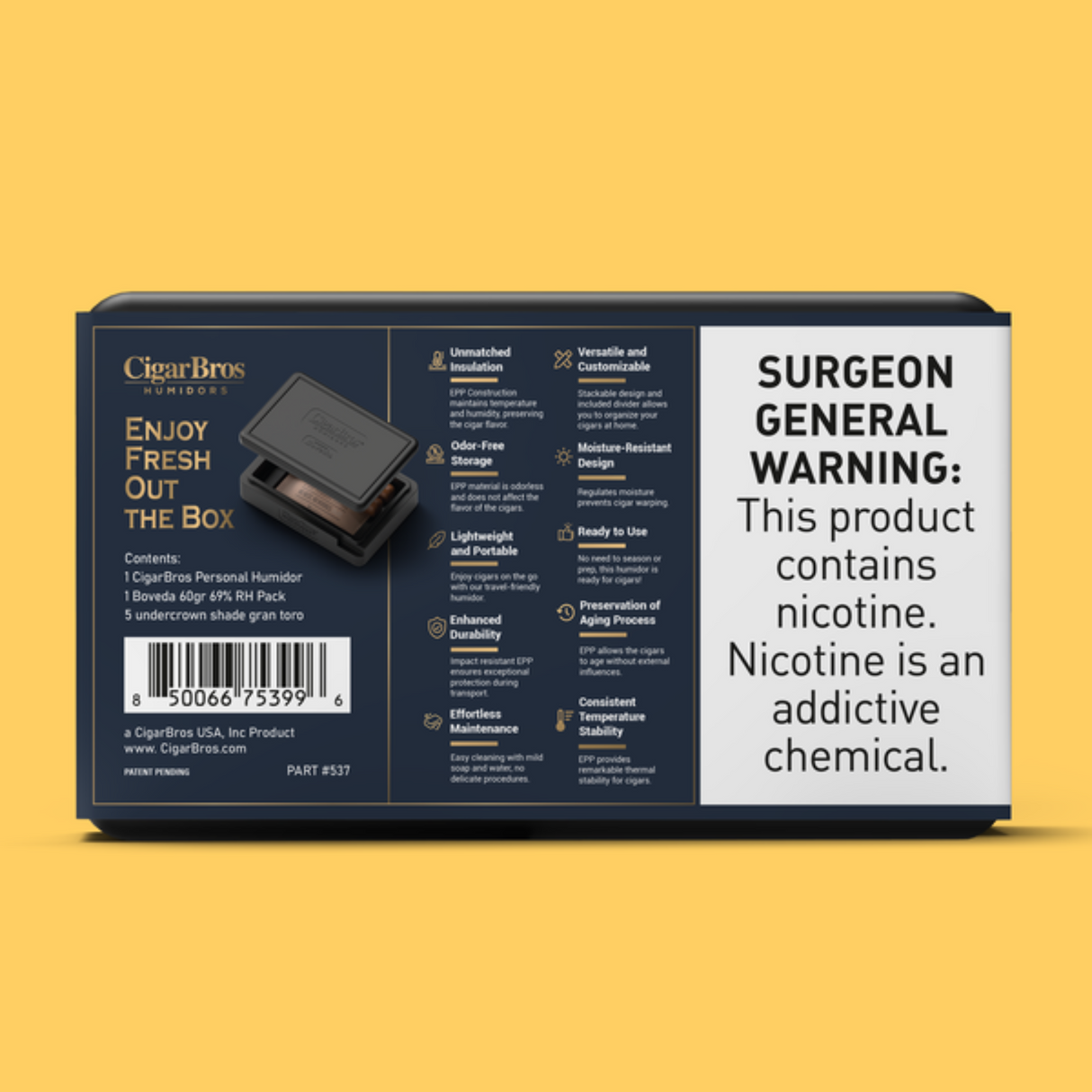 UnderCrown Shade Gran Toro 6x52 - 5 Pack (Ecuadorian Connecticut Mild-Medium-Bodied) by CigarBros-2