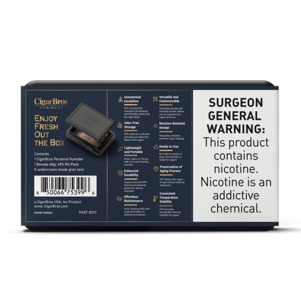 UnderCrown Shade Gran Toro 6x52 - 5 Pack (Ecuadorian Connecticut Mild-Medium-Bodied) by CigarBros-3