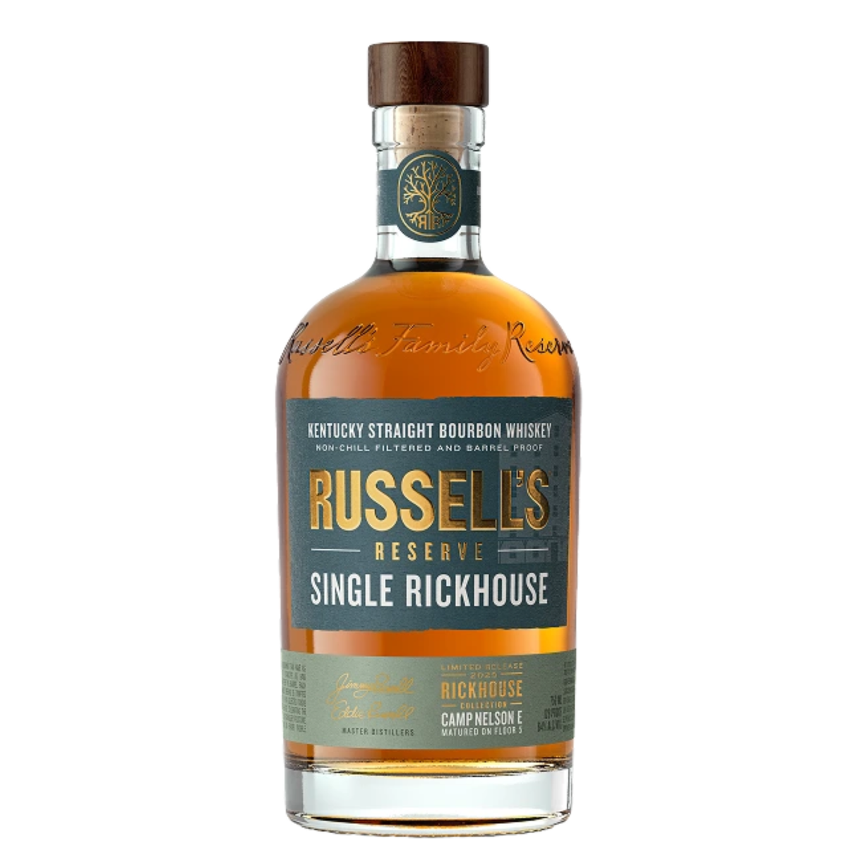 Russell’s Reserve Single Rickhouse 2025 Camp Nelson E Bourbon Whiskey