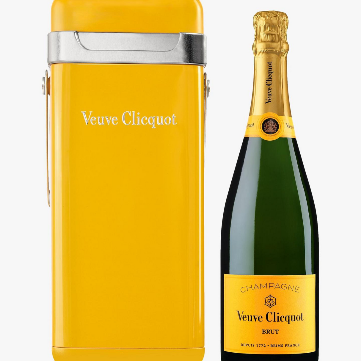 Veuve Clicquot Champagne Brut Yellow Label With Portable Cooler Gift Box