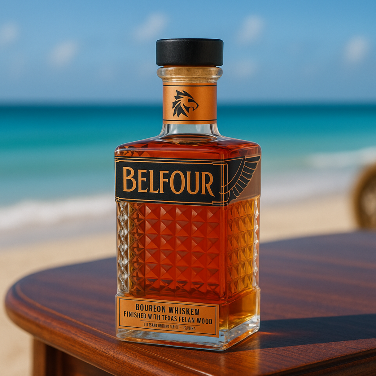 Belfour Texas Pecan Wood Finish Bourbon Whiskey