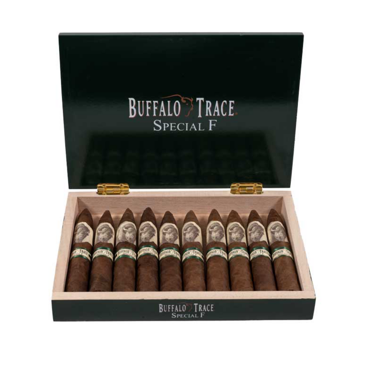 Buffalo Trace Special 'F' Box of 10 Special Figurado Cigars