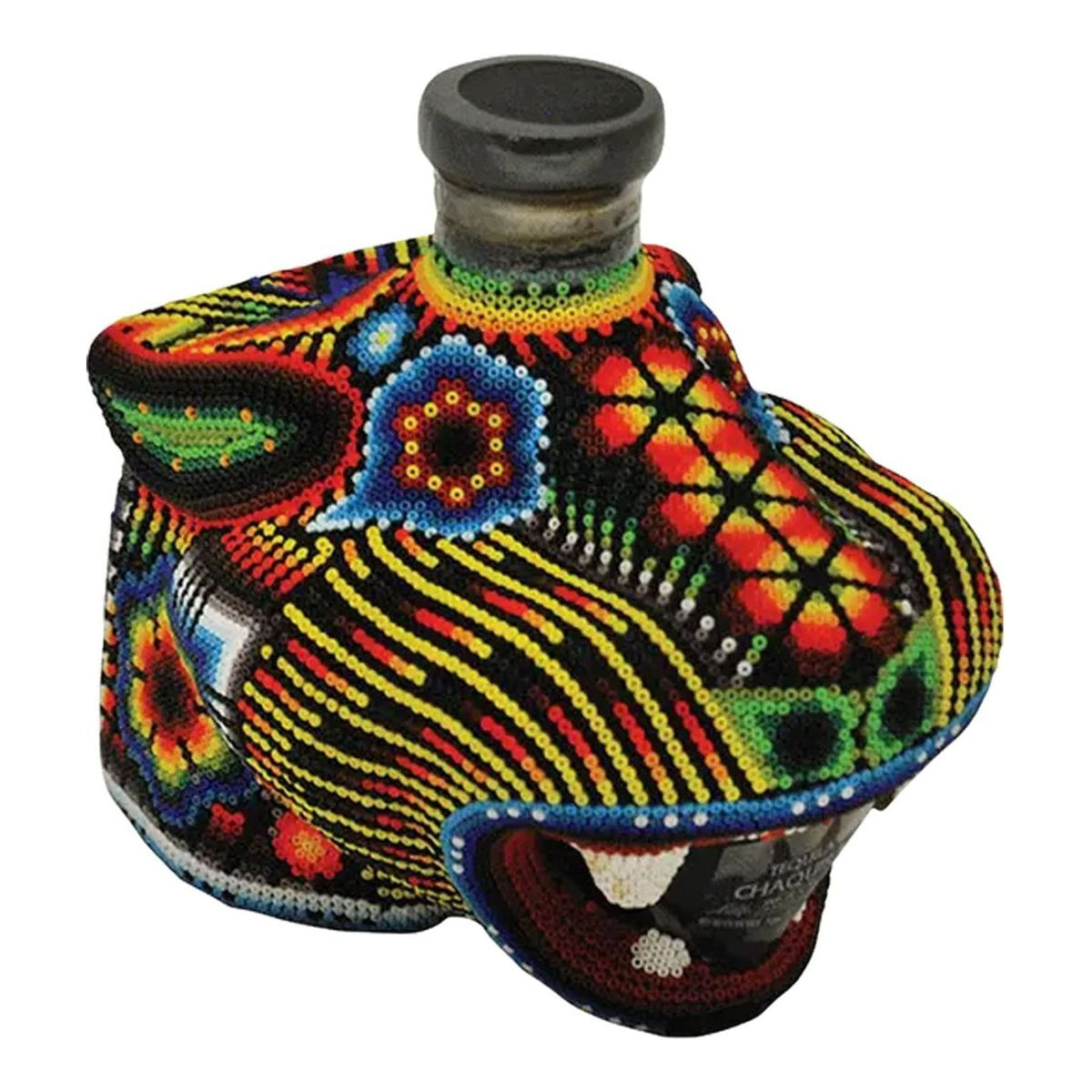 Chaquira Beaded Jaguar Extra Añejo Tequila