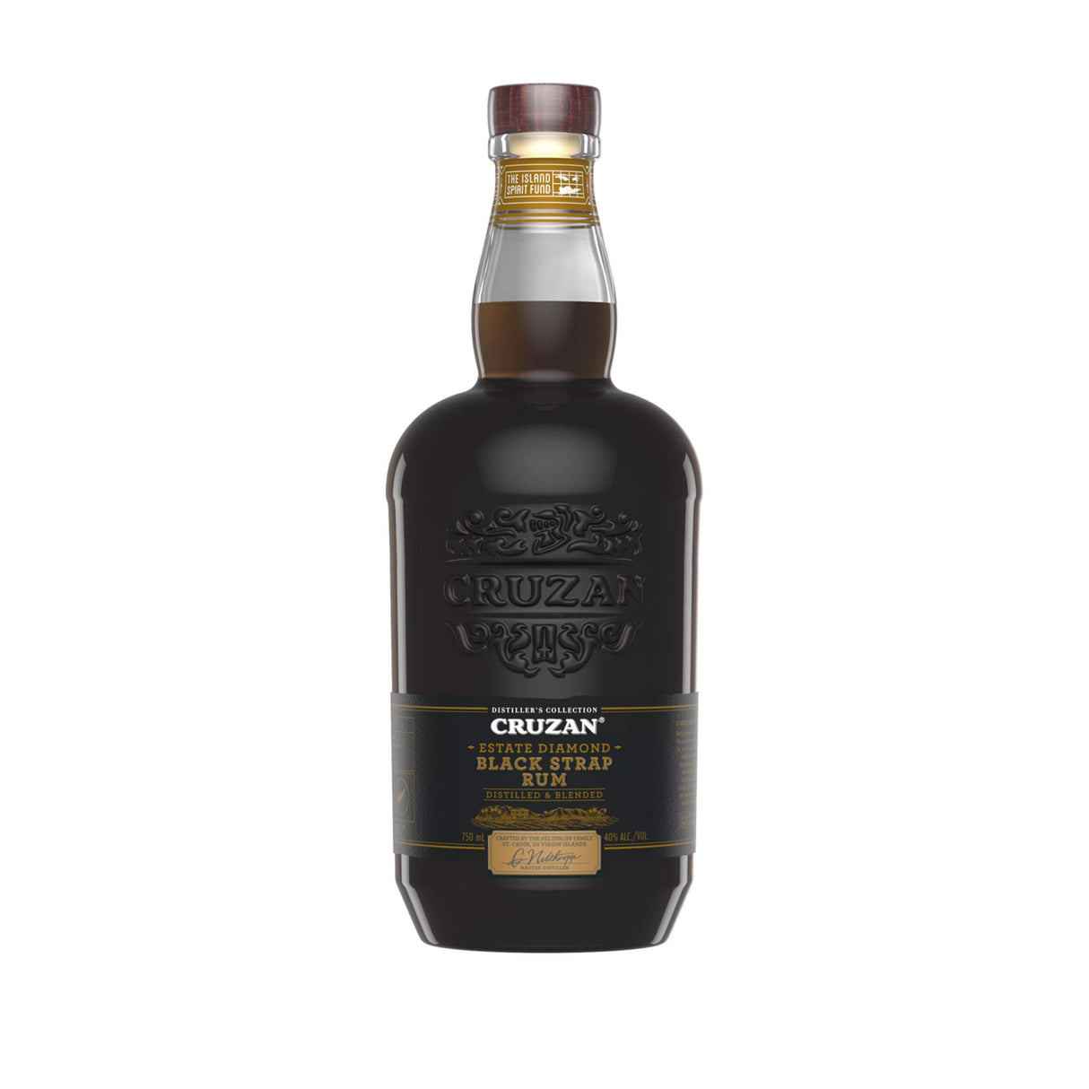 Cruzan Dark Rum Black Strap Estate Diamond - Liquor Geeks